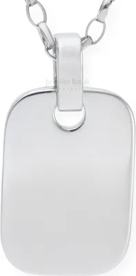 Produktbild von JuwelmaLux Anhänger 925 Sterling Silber Gravurplatte JL20-02-0560