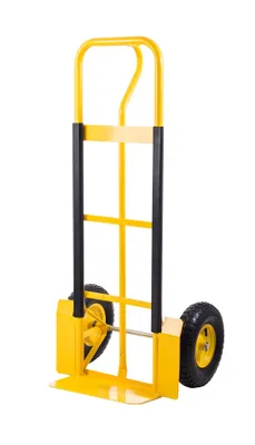 Zdjęcie produktu dla Wózek transportowy G21 Profi, 300 kg, pompowane koła, żółty