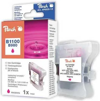Obrázok produktu pre PEACH Brother B1100/B980, DCP-385C, magenta, LC-1100/980 XL m