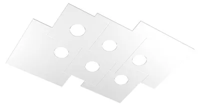 Produktbild von Platte Metall Rechteckig Modern Deckenleuchte Weiß 6 Lichter Gx53