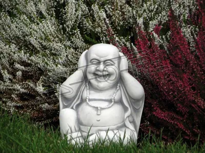 Obrázek produktu pro Happy buddha statue figur garten figuren statuen skulptur skulpturen S101095