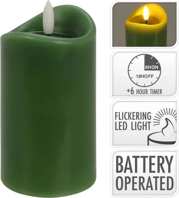 Produktbild von 12x BURI LED Kerzen Elektrische Teelichter Flackernd Tischdekoration Flammenlos