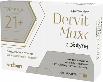Produktbild von VITADIET Dervit MAX 60 Kapseln