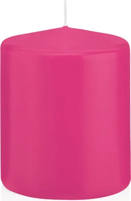 Produktbild von Wiedemann Stumpenkerzen Pink 100 x Ø 78 mm, 8 Stück