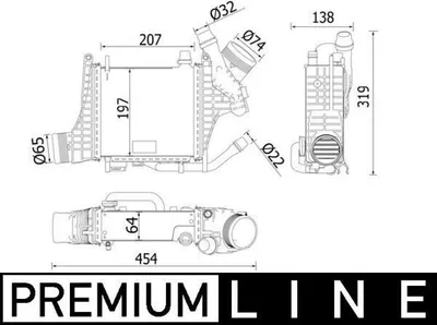 Zdjęcie produktu dla Intercooler Db W205/W213/Glc