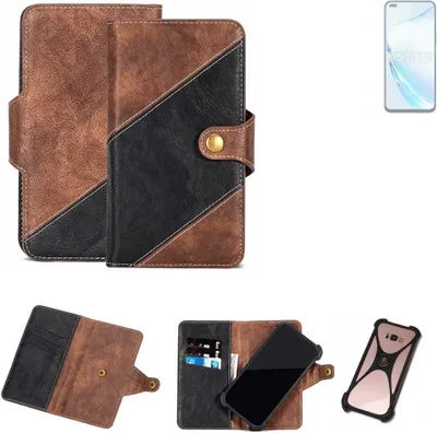 Produktbild von K-S-Trade Handyhülle Schutzhülle Bookstyle Case kompatibel mit Wiko Hi Enjoy 60 Pro 5G Klapphülle Cover Hülle Schutztasche 1x