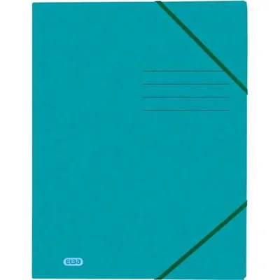 Produktbild von Oxford 400116326 Eckspannmappe TOP FILE+ - A4, 390 g/qm, Karton, Gummizug, aqua