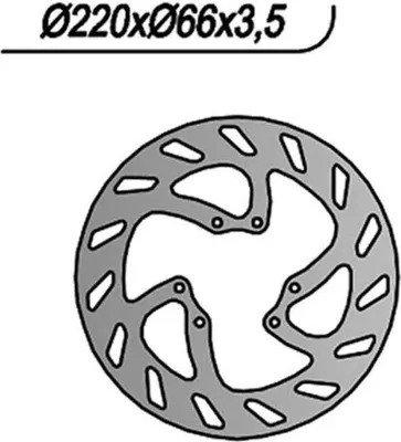 Produktbild von NG Bremsscheibe für Sherco Motorrad, Modell 076, aus langlebigem Material