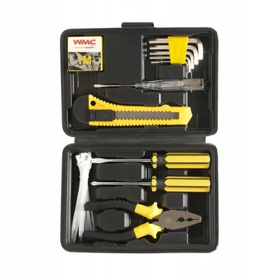 Produktbild von WMC Werkzeugset, 40-teilig, Schraubenschlüssel, Schraubendreher, Bits - Geschenk