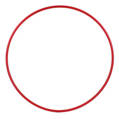 Zdjęcie produktu dla Półfabrykat Hula Hoop, HDPE-20mm, CZERWONY, średnica 100cm