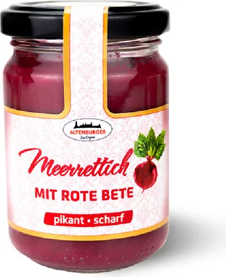 Produktbild von Meerrettich mit Rote Bete, 140 g