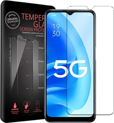 Produktbild von 2x Conie Glasfolie für OPPO A55 5G Displayschutz Folie Panzer Glas Premium Schutzfolie Set Blasenfrei