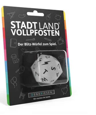 Produktbild von DENKRIESEN - STADT LAND VOLLPFOSTEN® - Würfel
