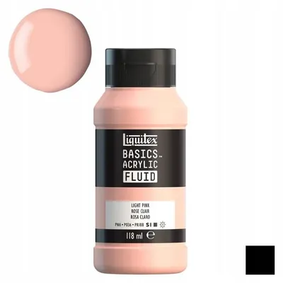 Productafbeelding van Liquitex Basics Acrylverf, vloeibaar, felroze, 118 ml