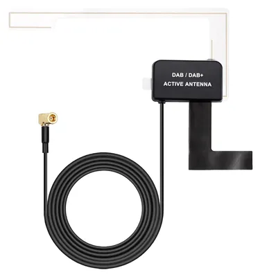 DAB-Antenne für Auto, 3 m Kabel, 18 dBi, SMB-Anschluss