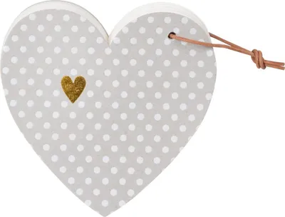 Produktbild von Räder Heartnotes Punkte 13x12x2cm