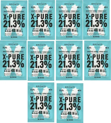 Produktbild von 10x Turbohefe 48h X-Pure 21,3% 48h - 135g Gärhefe Hefe NEUHEIT  Das beste