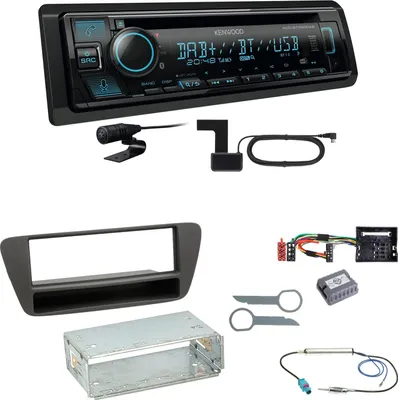 Produktbild von Kenwood KDC-BT560DAB Bluetooth Digitalradio Einbauset für Audi Q3 8U