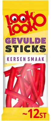 Image de Look-O-Look Cherrysticks 115g – bâtonnets de cerises fruités, collation à emporter