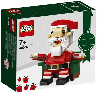 Produktbild von Lego 40206 Holiday Santa Building Kit 7+ Yearbeschädigt