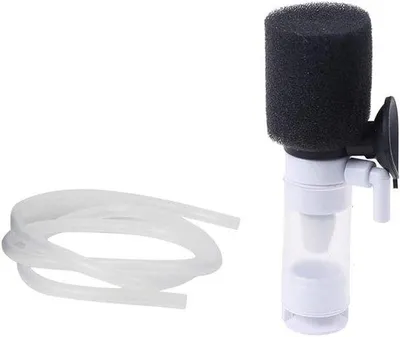 Produktbild von Mini-Mehlfilter-Aquarium - leise Luftpumpe - kleiner Mehrschichtfilter - für kleine Aquarien - Shrimpförderer für Aquarienliebhaber