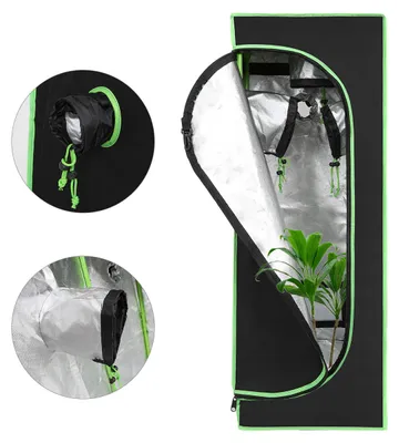 Productafbeelding van Vigevee Groeikas 40x40x120cm, professionele kweekkast, ideaal voor tomaten, sla en kruiden