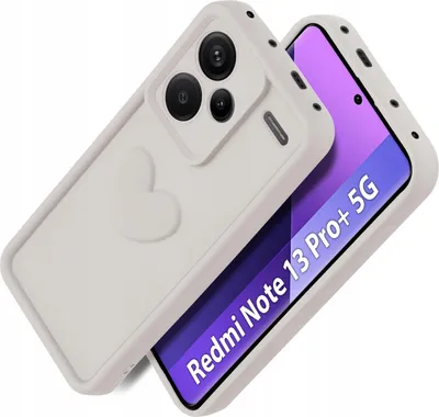 Immagine prodotto di Custodia per Xiaomi Redmi Note 13 Pro+ Plus 5G in silicone OPACO cuore