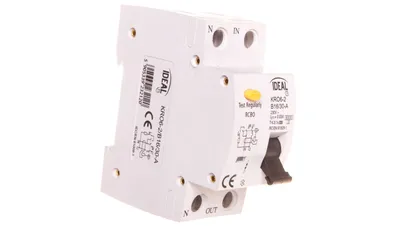 Obrázek produktu pro Zbytkový jistič 2P B 16A 0,03A typ A KRO6-2/B16/30-A 23212