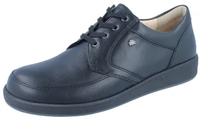 Produktbild von FINN COMFORT Edmonton Herren Halbschuhe schwarz Glattleder - Größe: UK 7