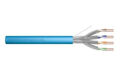 Produktbild von Digitus CAT 6A U/FTP Datenkabel - Verlegekabel, 500 m, Simplex, Eca, 500 m, Cat6a, U/FTP (STP), Hellblau