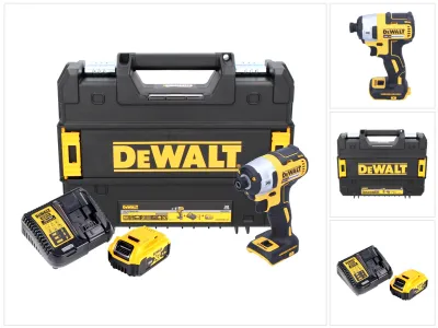 Immagine prodotto di DeWalt DCF 887 Avvitatore a impulsi brushless 18 V XR con attacco esagonale 1/4" in valigetta TStak+ 1x Batteria 5 Ah + Caricatore