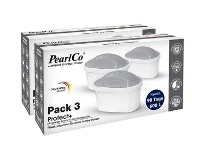 Produktbild von Filterkartuschen unimax Protect+ Pack 6 kompatibel mit Brita Maxtra+