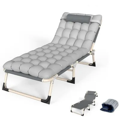 Produktbild von Klappbett, 1 Stück, mit Schaumstoffmatratze, für Camping und Gäste