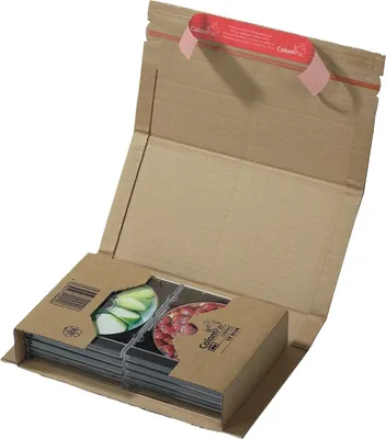 Produktbild von Versandverpackung 251x165x -60mm braun Packung mit 20 Stück