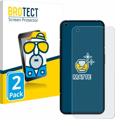 Produktbild von 2x BROTECT Schutzfolie für Nothing Phone (1) Displayschutz Displayschutzfolie Folie Matt Entspiegelungsfolie