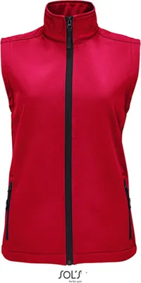 Immagine prodotto di SOLs 02888 | Damen Race Bodywarmer Donna Softshell - Idrorepellente - Colore: Pepper Red - Taglia: S