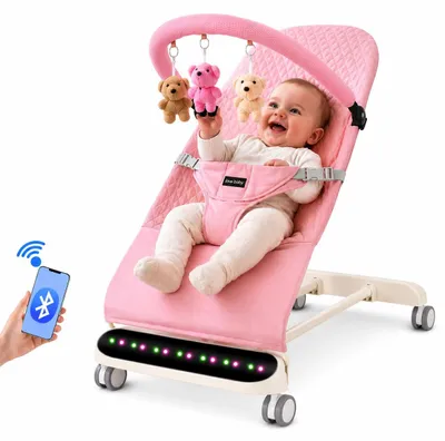Immagine prodotto di Tavalax Sdraiette per neonato – sdraietta per neonato multifunzionale Tavalax con funzione Bluetooth, modulo musicale e posizione dello schienale regolabile – I primi mesi di vita di un bambino sono pieni di nuove esperienze, quindi è importante creare un ambiente in cui il bambino possa sentirsi sicuro, a suo agio e tranquillo. | attrezzature di alta qualità per la vita di tutti i giorni | Funzioni ben studiate e utilizzo confortevole | design moderno con dettagli pratici in mente