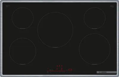 Image de Bosch Serie 6 PIV845HB1E Table de cuisson à induction, 80 cm, noir, avec cadre à poser