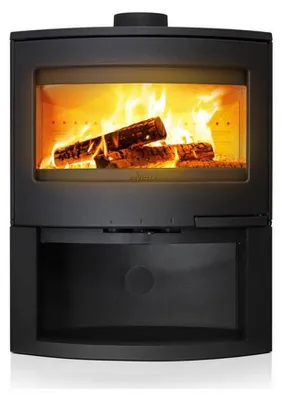 Image de Poêle à bois 6.1kw noir - Invicta - P648804 - calcias