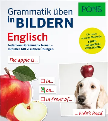 Produktbild von PONS Grammatik üben in Bildern Englisch