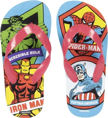 Produktbild von Marvel Avengers Sommer Flip Flops Perfekt für den Pool, Strand oder den Alltag 29