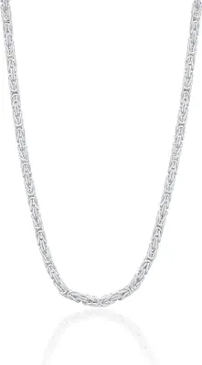 Produktbild von 925er Silber Königskette von JEWLIX 2 mm, vierkant