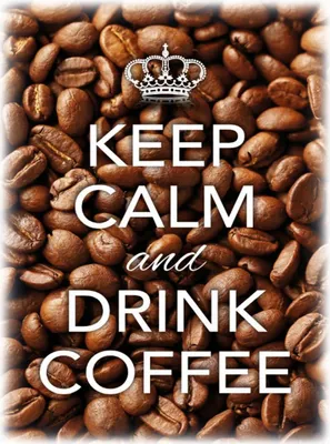Produktbild von vianmo Holzschild 40x30 cm Keep Calm and drink Coffee Kaffee