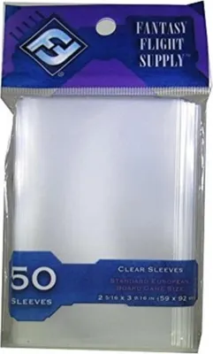 Image de Lot de 50 pochettes Ultra Pro format Standard Euro 59 x 92 mm (transparentes)