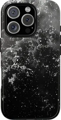 Produktbild von Schwarz-weiße Galaxie – Hülle Kompatibel mit iPhone 16 Pro