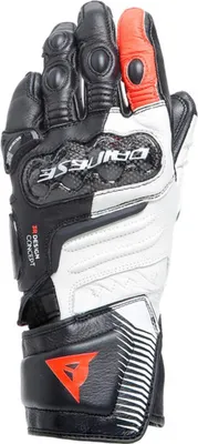 Immagine prodotto di Guanti da moto Dainese Carbon 4 Long da donna, nero/bianco/rosso, XL