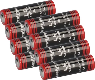 Immagine prodotto di 8x Kraftmax Batteria al litio 3,6V LS14500 ER14505 AA - Cella