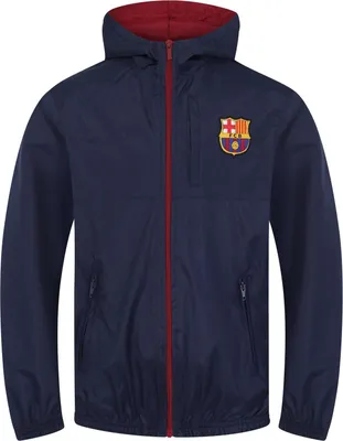 Obrázok produktu pre FC Barcelona - Vetrovka pre chlapcov GF257 (134) (Tmavomodrá)