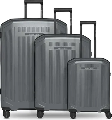 Produktbild von SMARTBOX Edition 02 Trolley Set 3-teilig Gunmetal Metallic grau 55cm