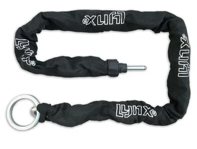 Produktbild von Fahrrad Einsteckkette Rahmenschloss einsteckkette Lynx Lazo 120 cm schwarz